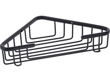 HD-101/S 18*18 SHAMPOO HOLDER (CORNER) BLACK