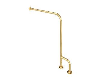 HD-304/A FLOO TO WALL CANE LEG GOLD